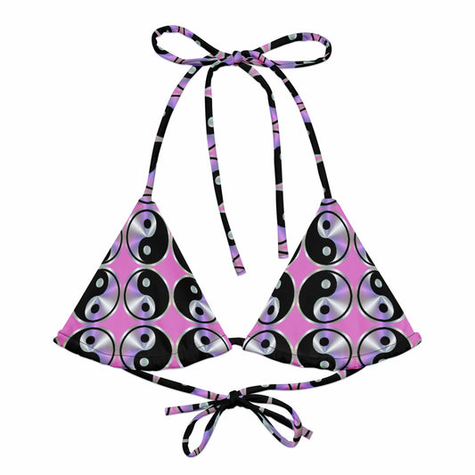 Be the Change String Bikini Top