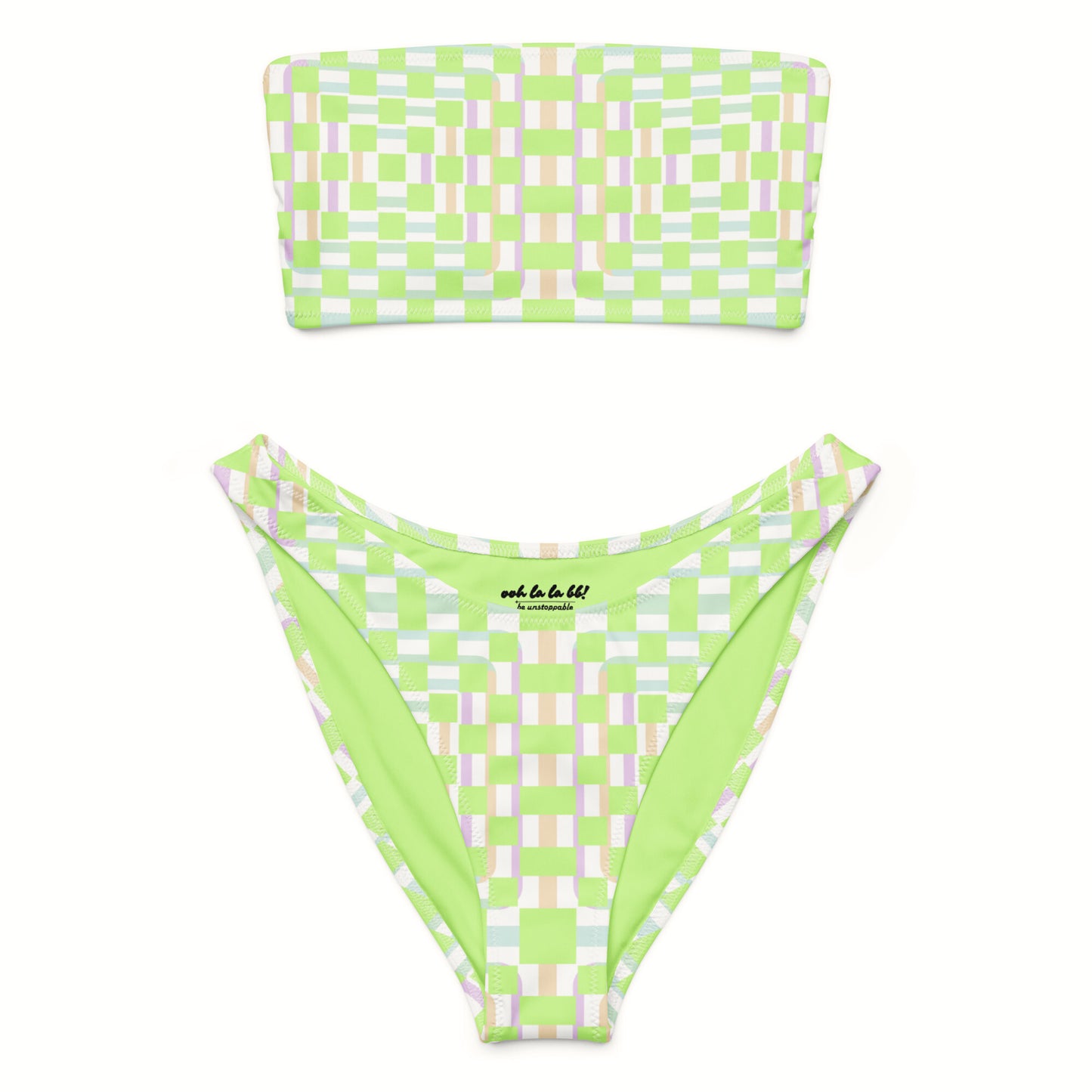 Check It Bandeau Bikini Set