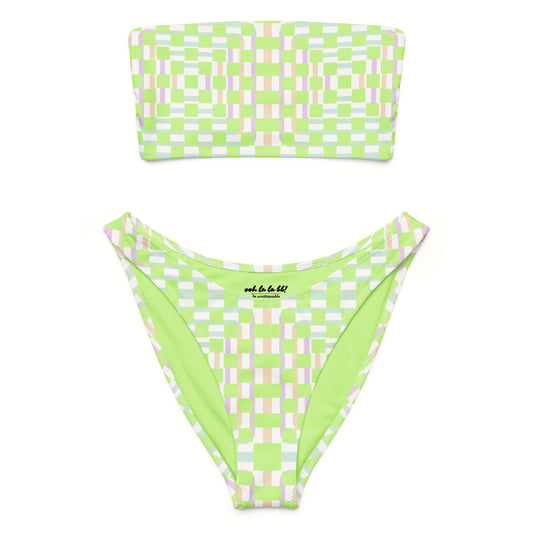 Check It Bandeau Bikini Set