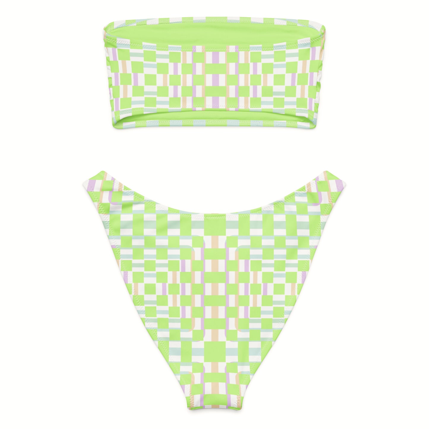 Check It Bandeau Bikini Set